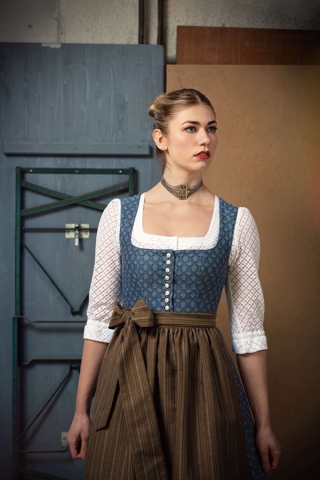 Dirndl 'Aying blau'