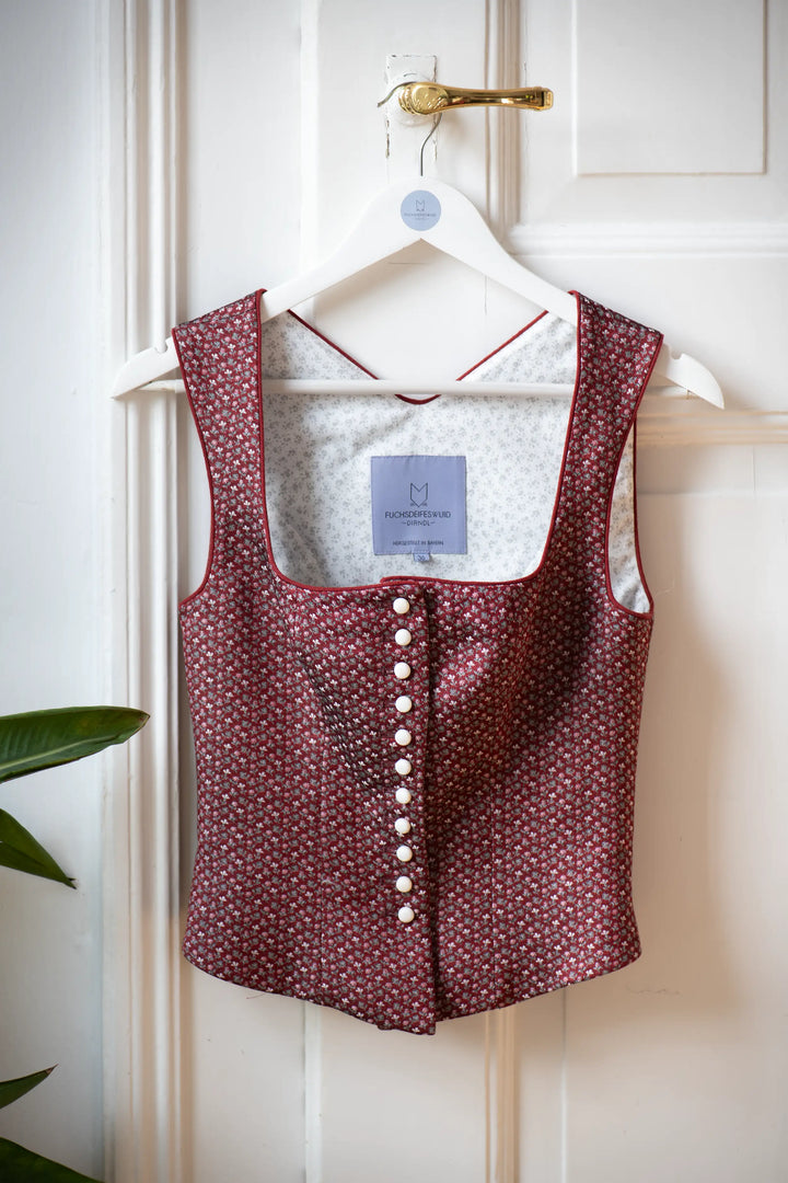 Mieder 'Oberding' rot