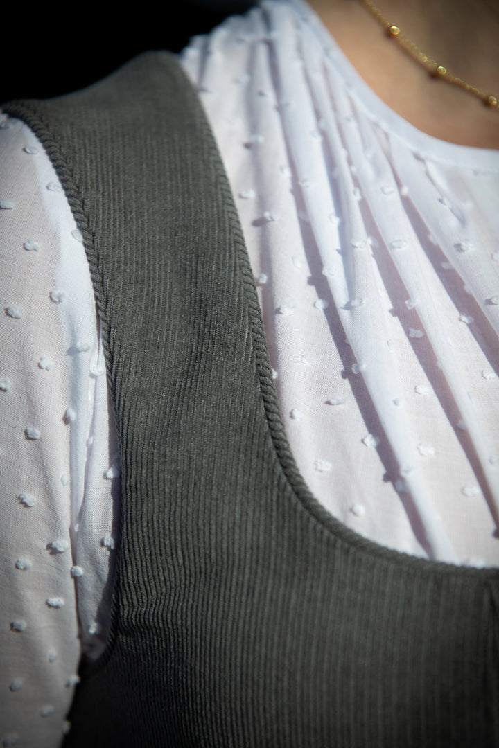 Mieder 'Weßling' grau