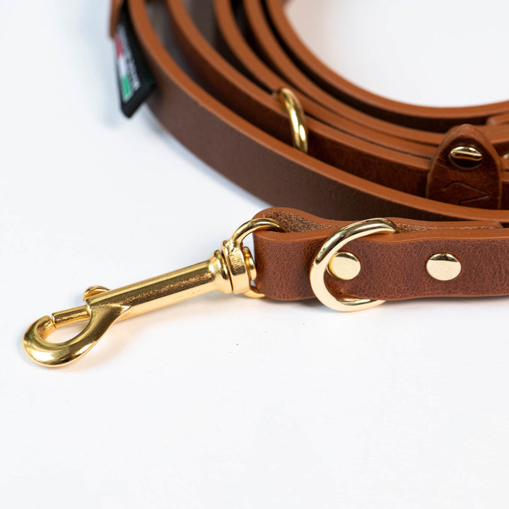 Hundeleine 'Multiposition braun'
