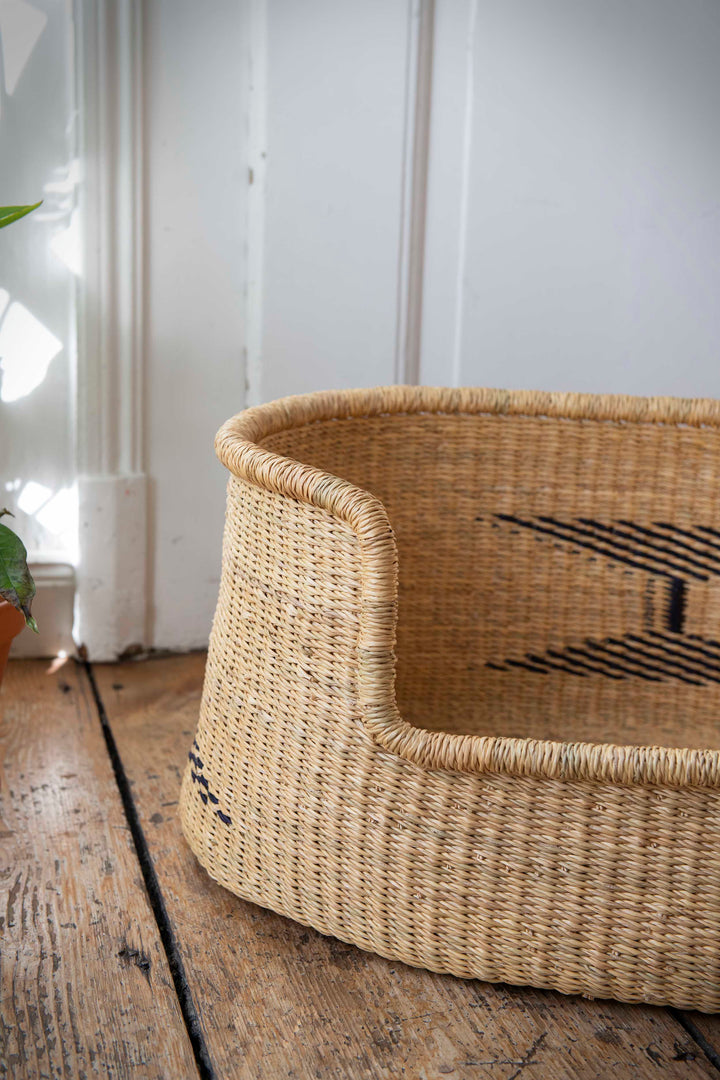 Hundekorb 'natur Ethnomuster'