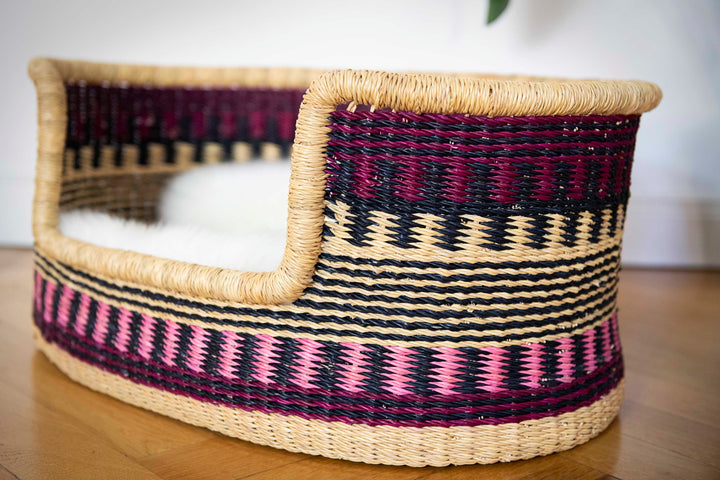 Hundekorb 'berry pink'