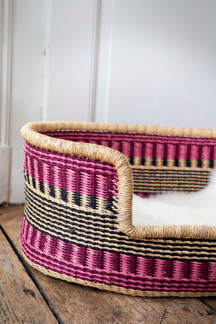 Hundekorb 'berry pink'