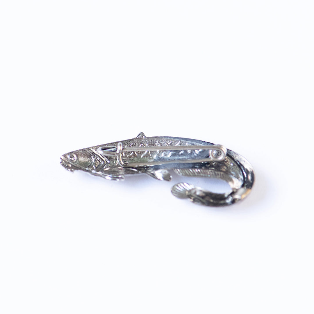 Anstecker 'Waller silber'