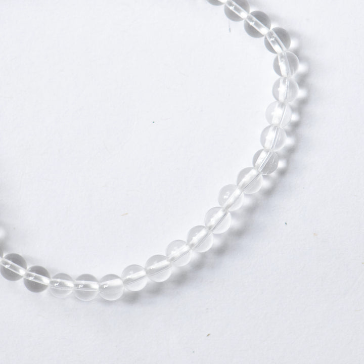 Armband 'Edelstein Kugeln Bergkristall'
