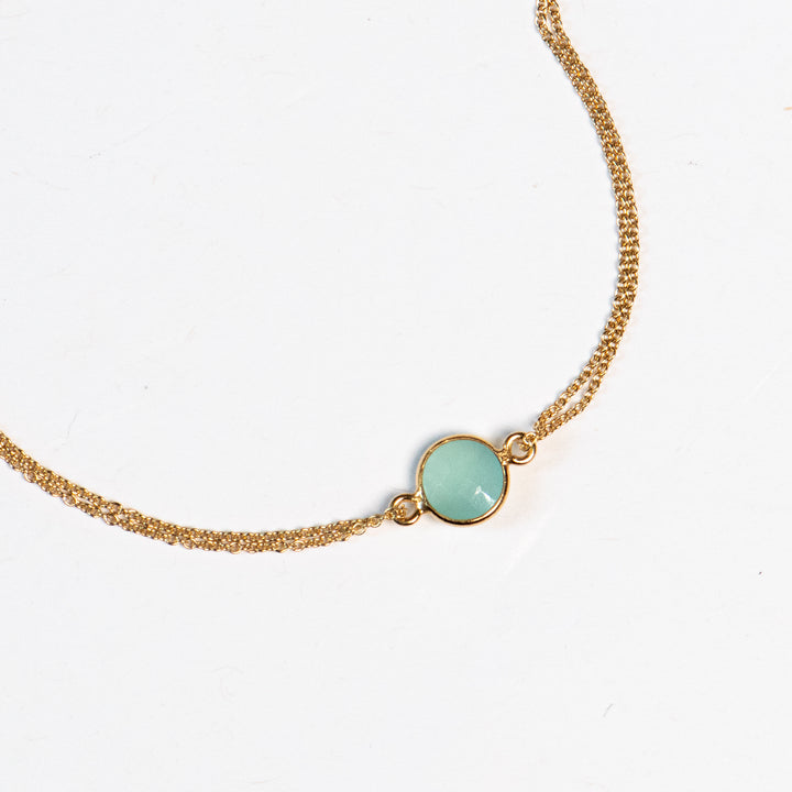 Armband 'Chalcedon gold'