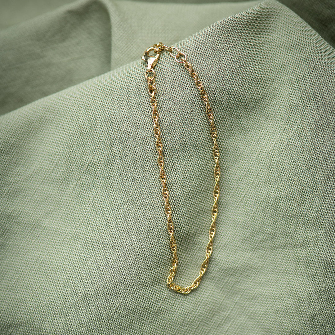 Armband 'Kordel gold'
