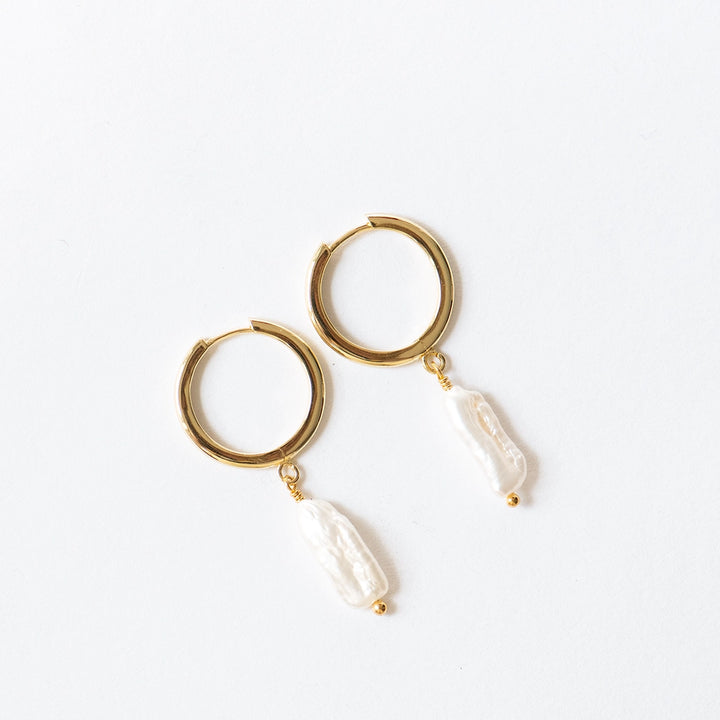 Creolen 'Keshi Perle' gold