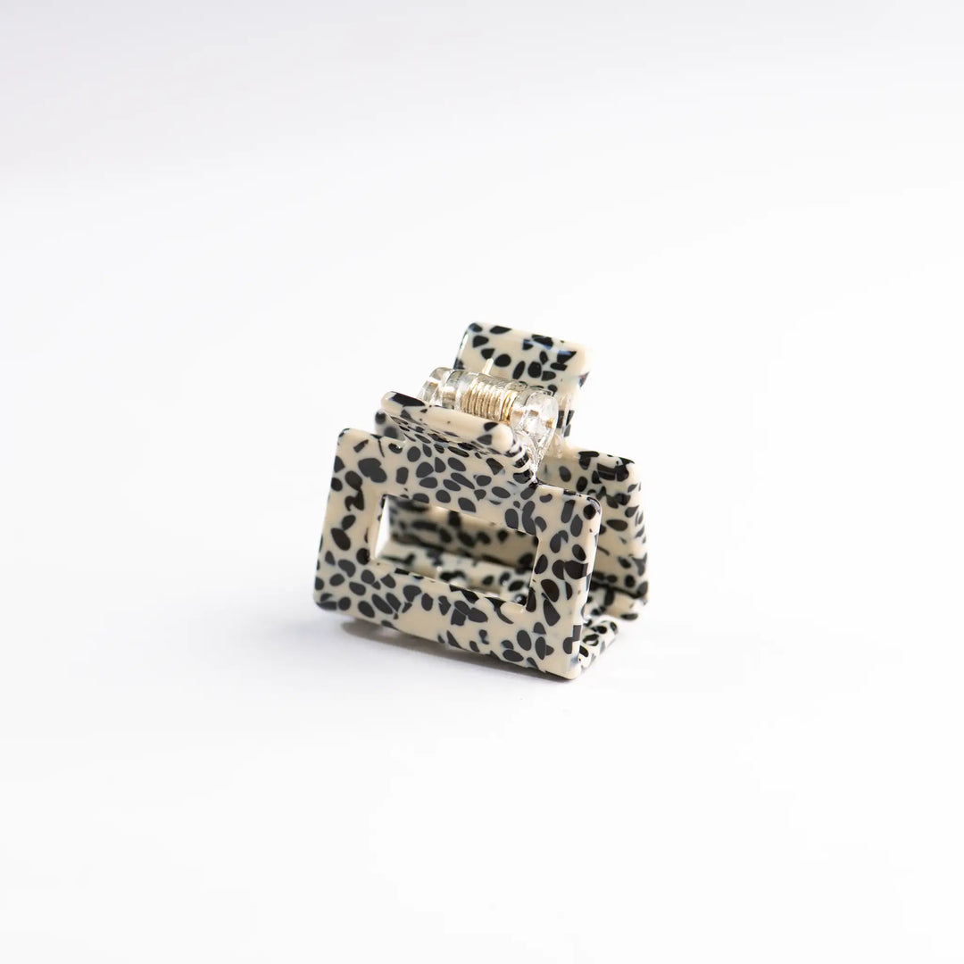 Haarklammer 'square mini Dalmatiner'