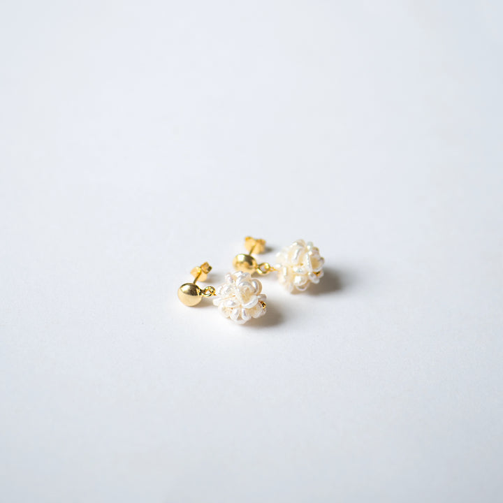 Ohrstecker 'Perlenball gold'