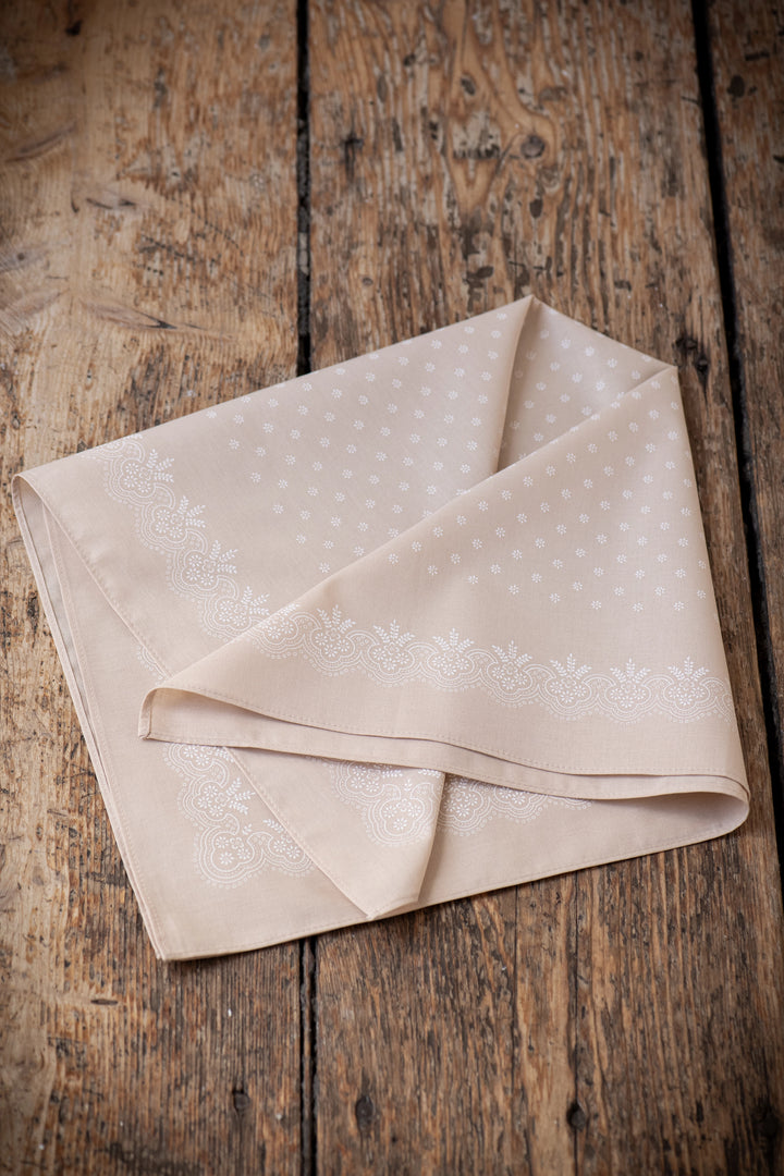 Baumwoll-Tuch 'Toni beige'
