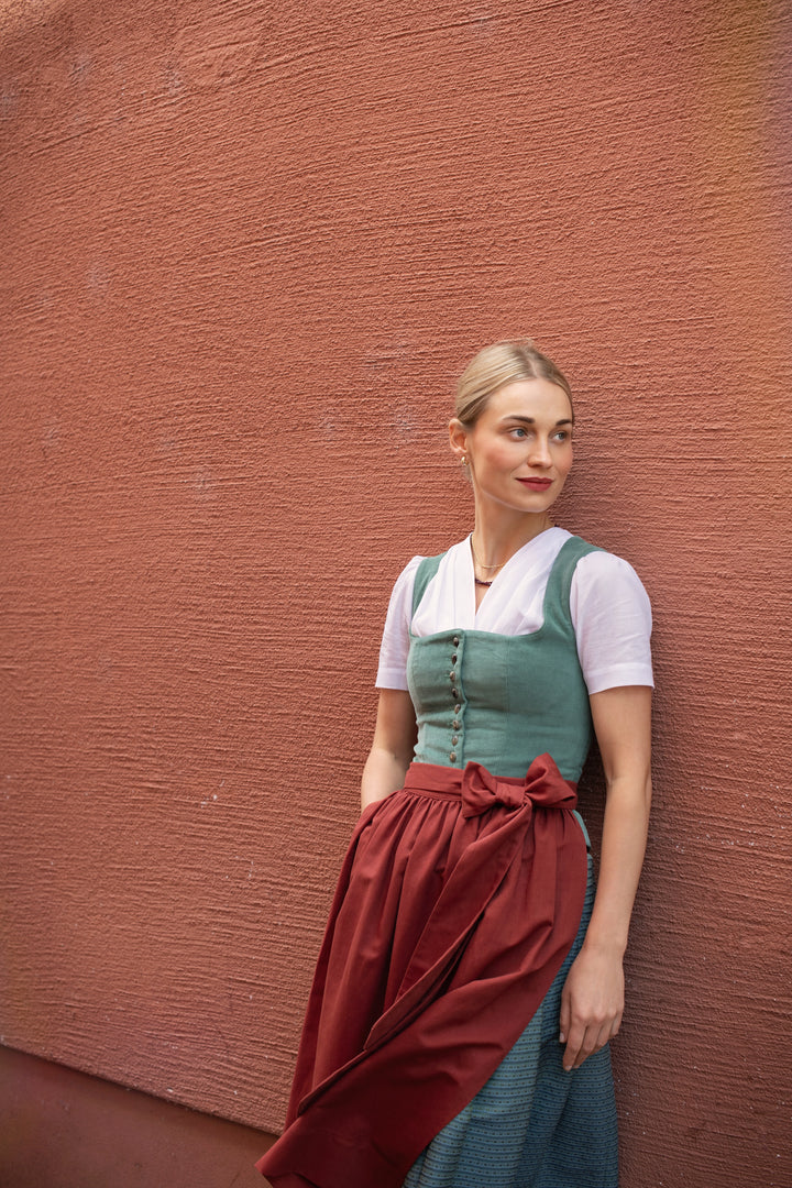 Mieder 'Weßling' salbeigrün
