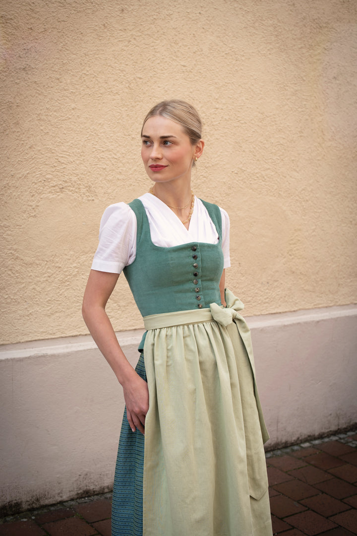 Mieder 'Weßling' salbeigrün