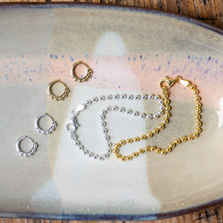 Armband 'Kugeln gold'