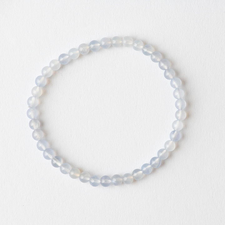 Armband Edelstein Kugeln Chalcedon
