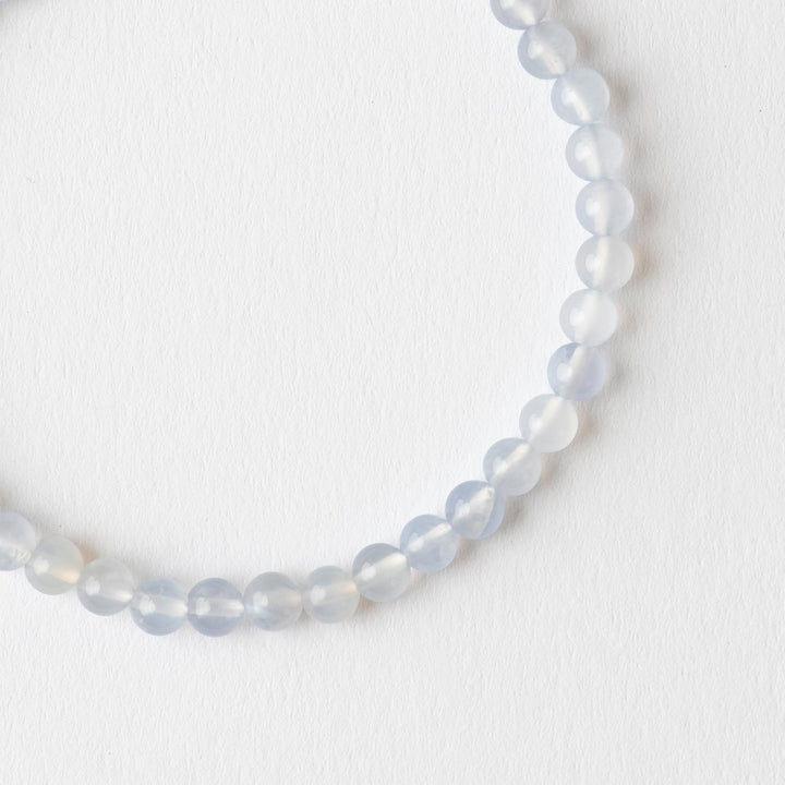 Armband Edelstein Kugeln Chalcedon