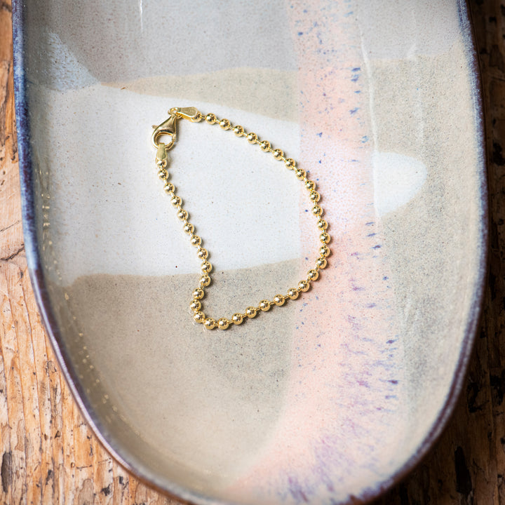 Armband 'Kugeln gold'