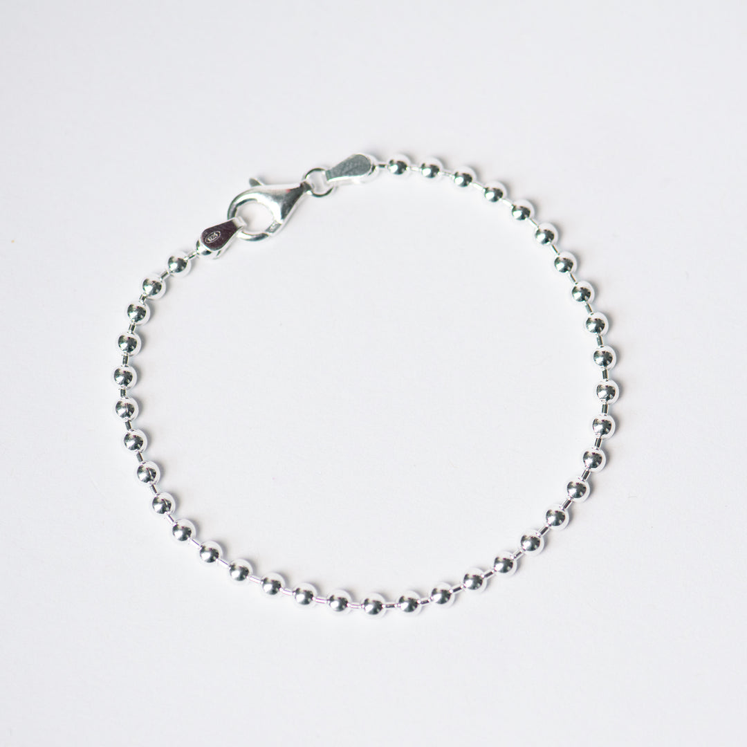 Armband 'Kugeln silber'