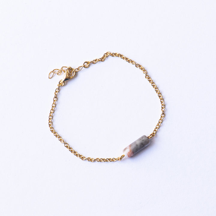 Armband 'Marmor gold'