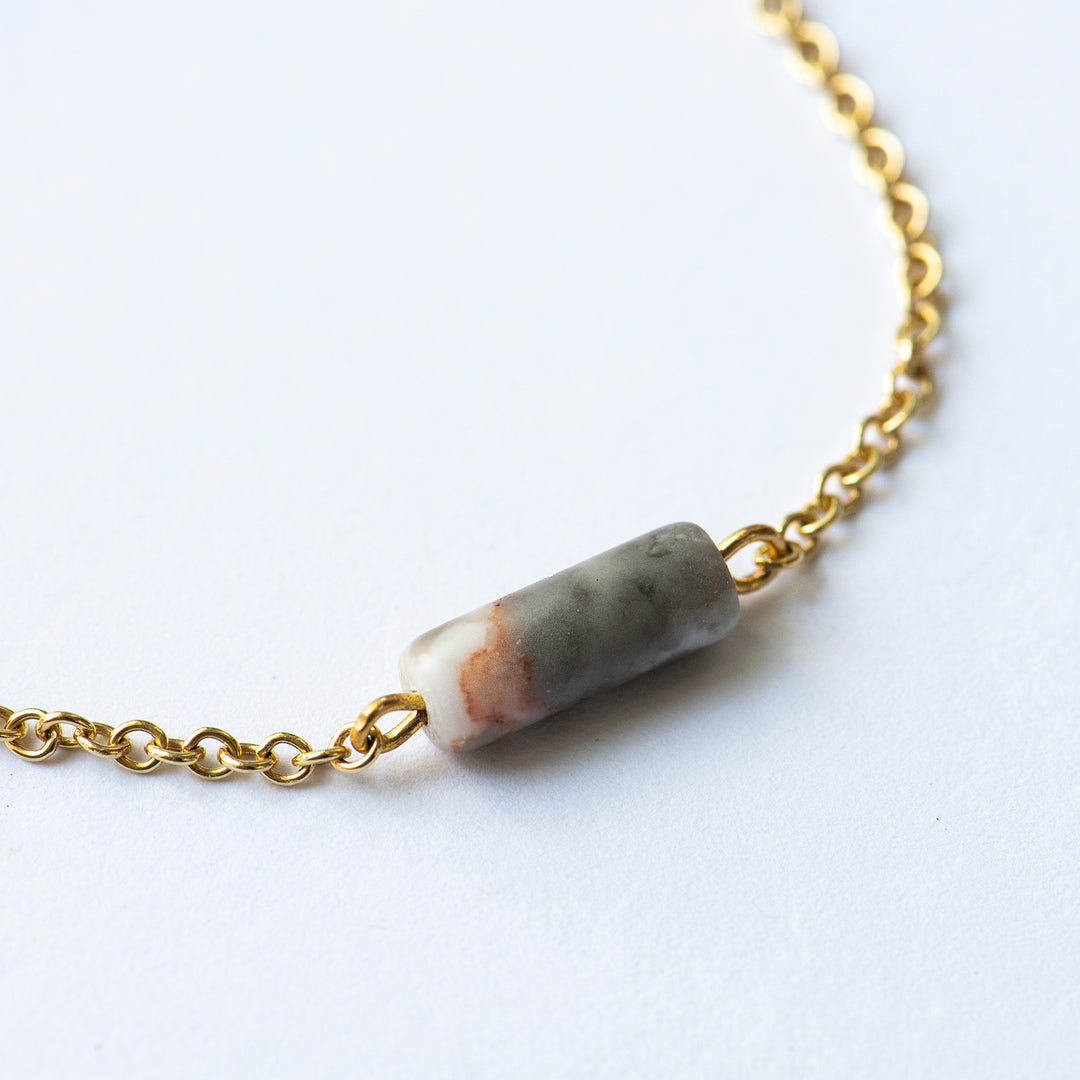 Armband 'Marmor gold'