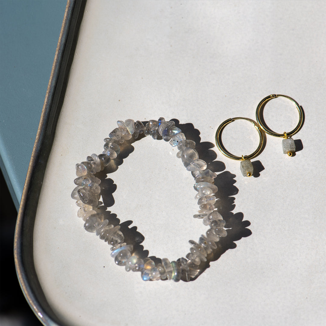 Armband 'Edelstein Labradorit'