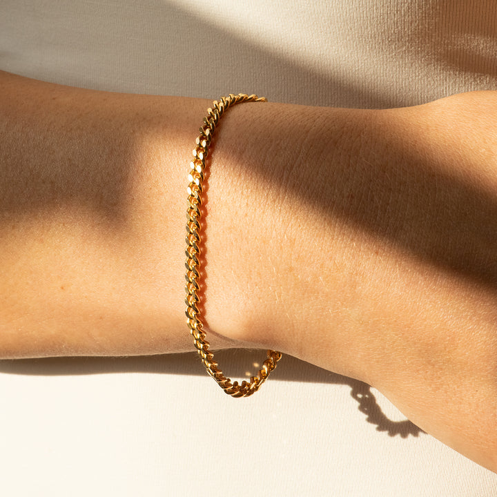 Armband 'Panzer gold'