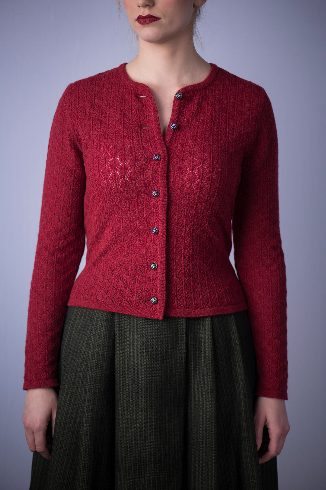 Strickjacke 'Erdweg' kamin