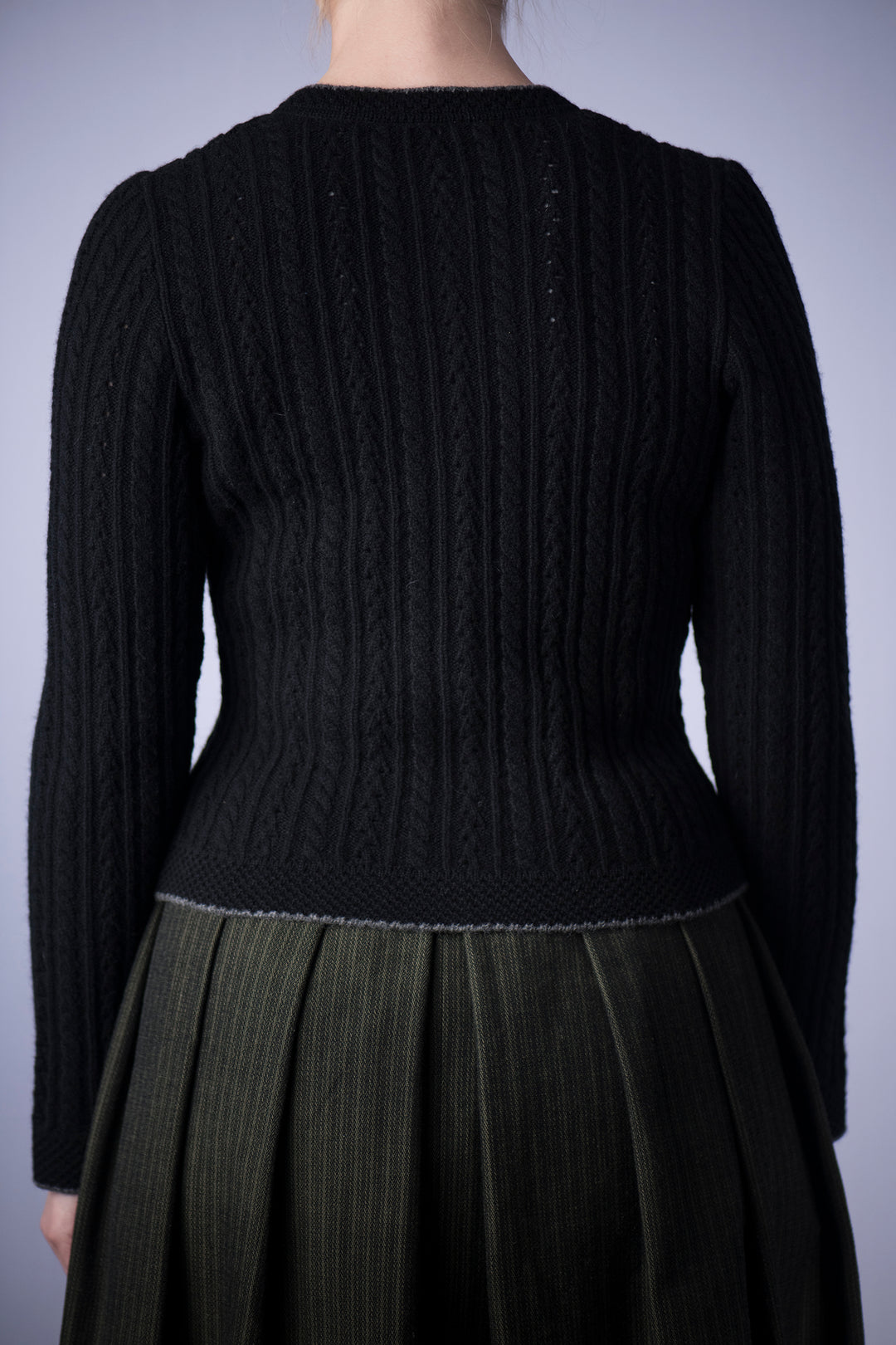 Strickjacke 'Bad Höring' schwarz