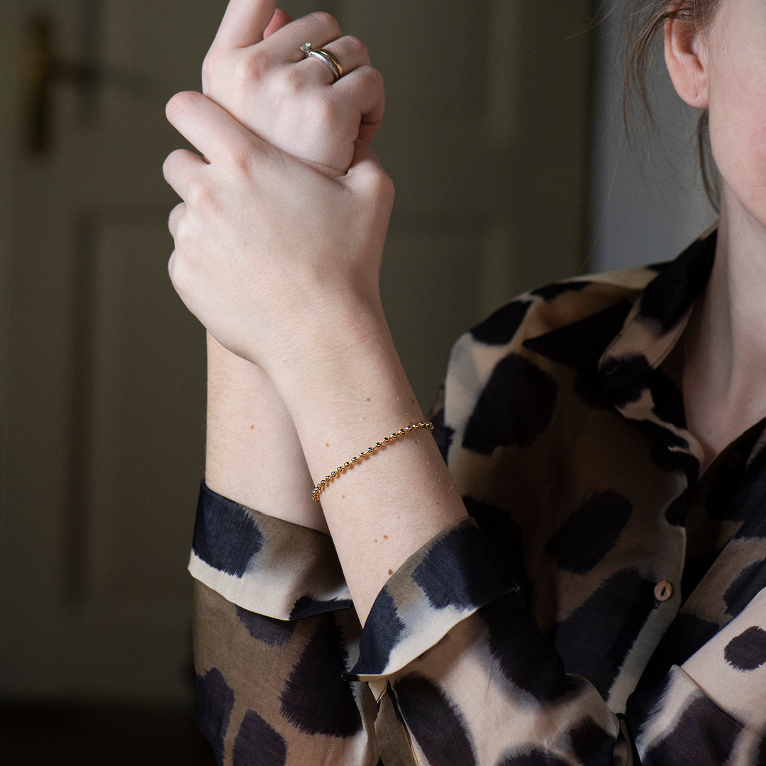 Armband 'Kugeln gold'