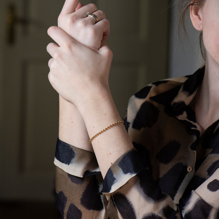 Armband 'Kugeln gold'